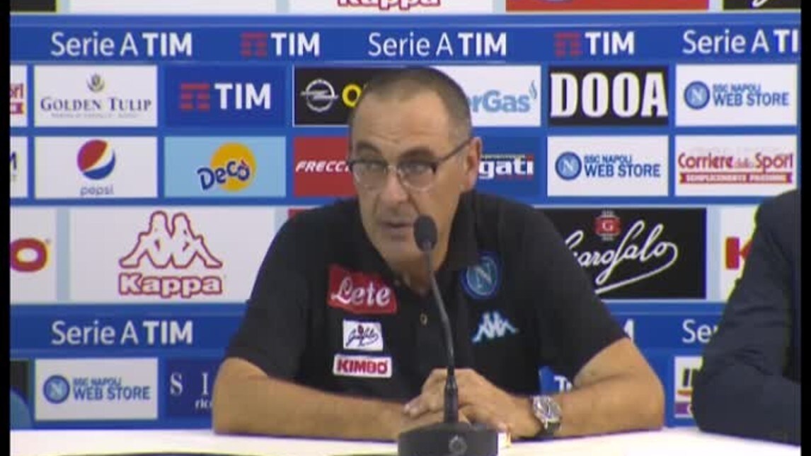 Sarri: "Gabbiadini? Ho provato a cambiare la partita"