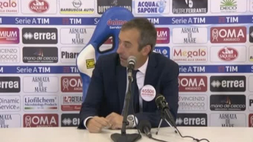 Giampaolo: "Mancata concretezza in superiorità numerica"