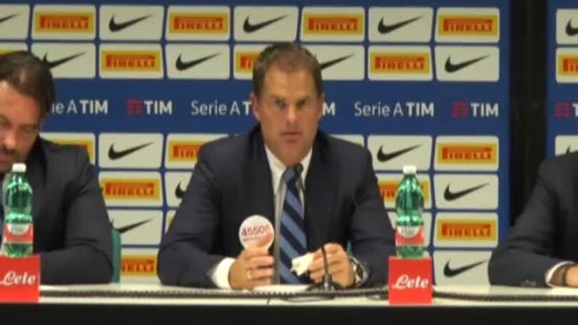 De Boer: "Un punto serviva a poco. Con Icardi dovremo parlare"