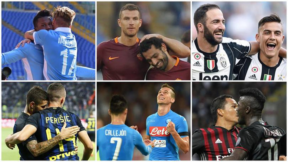 Serie A, Dzeko-Salah al top: meglio di Higuain-Dybala