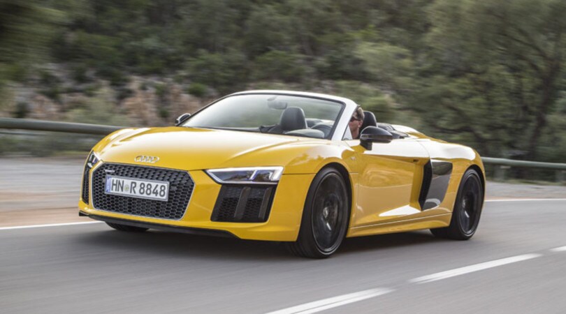 Audi R8 Spyder, gran turismo a cielo aperto: la prova