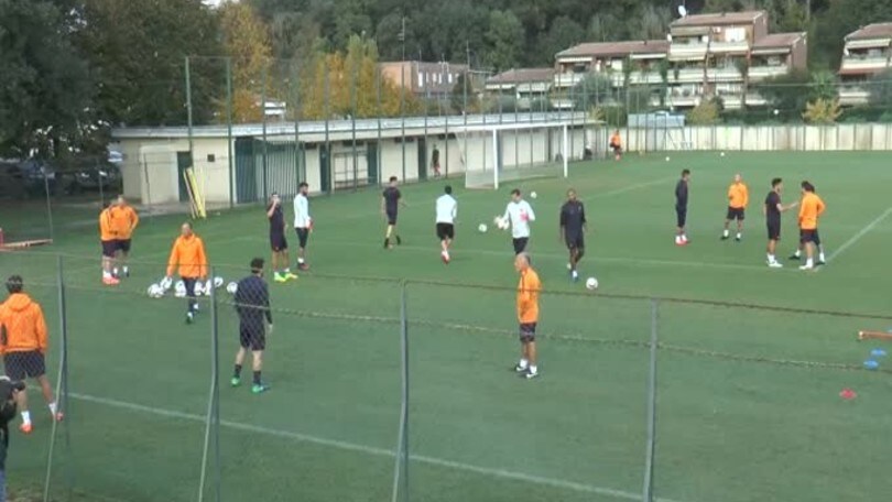 Europa League: la Roma si allena a Trigoria