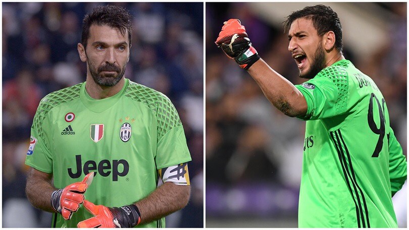 Milan-Juventus, Donnarumma sfida Buffon: ecco i numeri dei due portieri