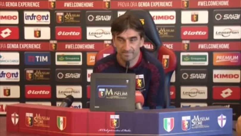 Juric: "Dispiace non essere in panchina"