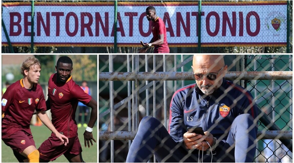 Roma, Rudiger in campo con la Primavera: Spalletti in tribuna