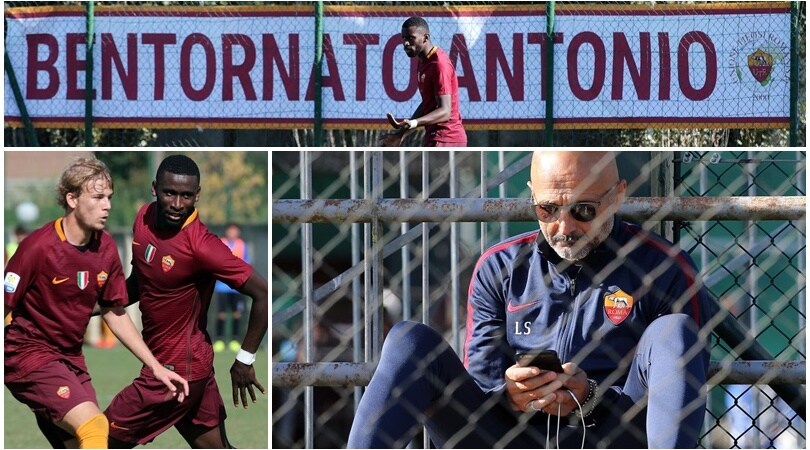 Roma, Rudiger in campo con la Primavera: Spalletti in tribuna