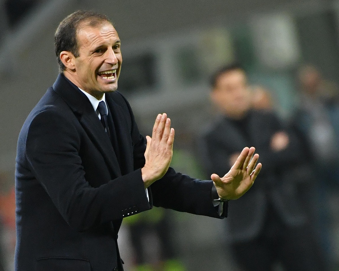 Juventus, Allegri: «Gol buono, il Milan ha fatto gioco di squadra...»