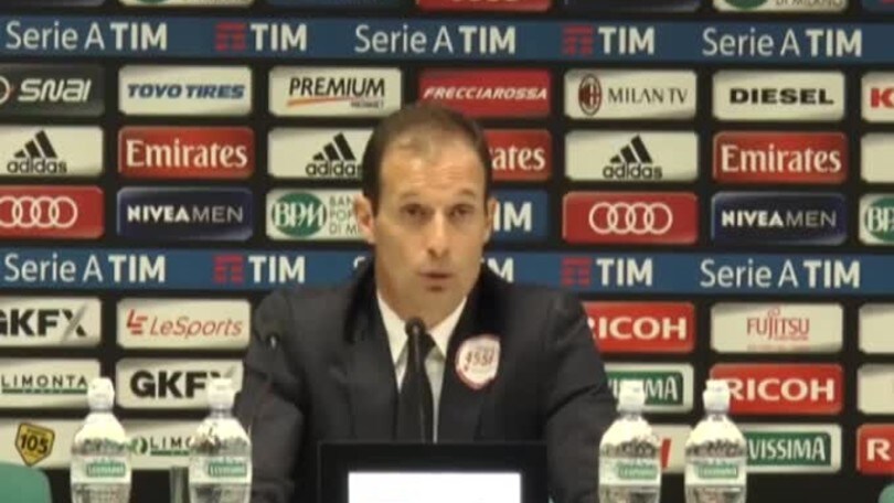 Allegri: "Gol annullato? Avranno avuto i loro motivi"
