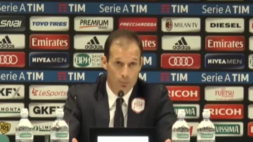 Allegri: "Siamo ancora in testa"