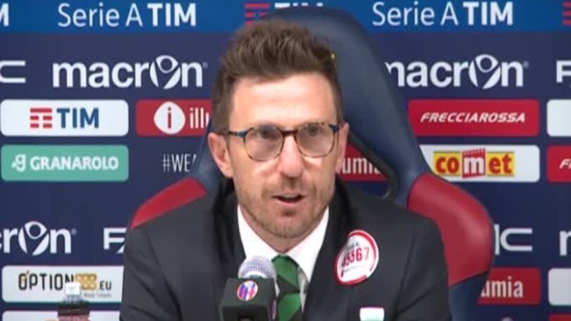 Di Francesco: "Pagato il ritmo imposto dal Bologna"