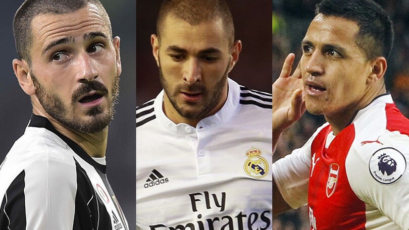 FOTO Pallone d'Oro, anche Bonucci nella lista dei grandi esclusi