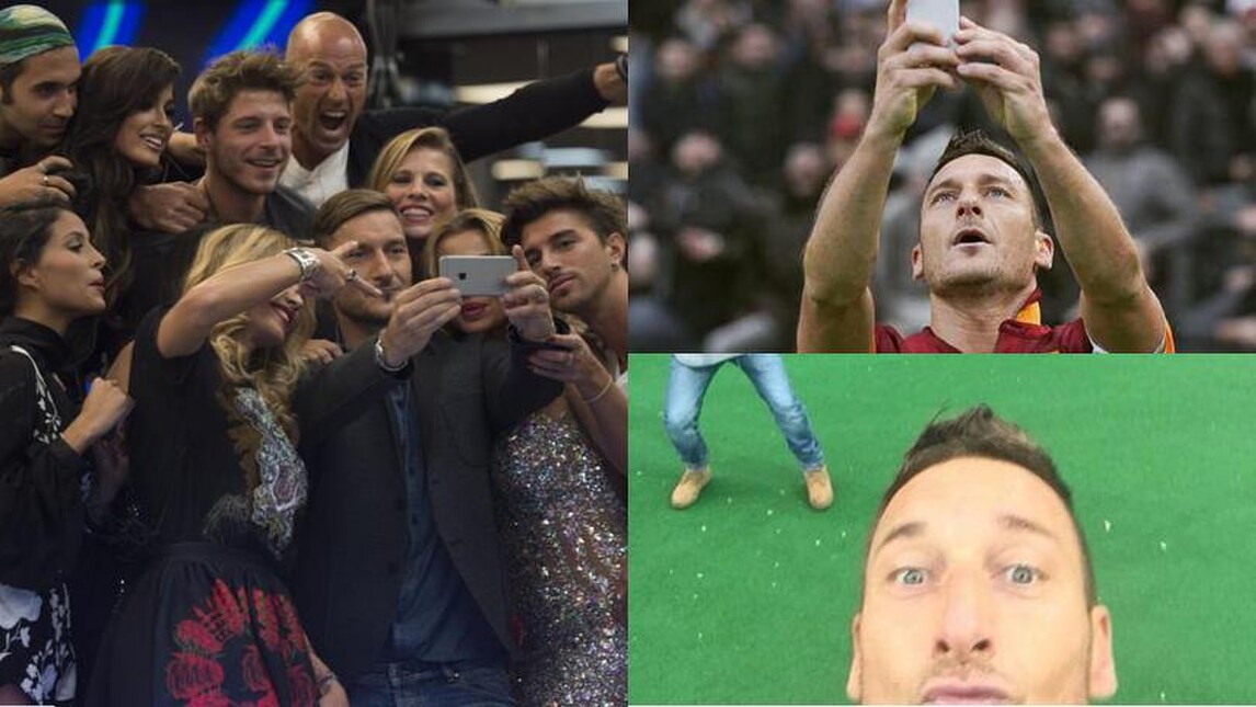 Roma, Totti show al GF Vip: selfie nella casa dopo quello nel derby