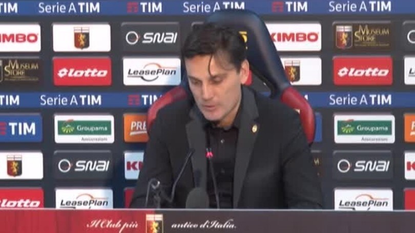 Montella: "Brucia perdere così"