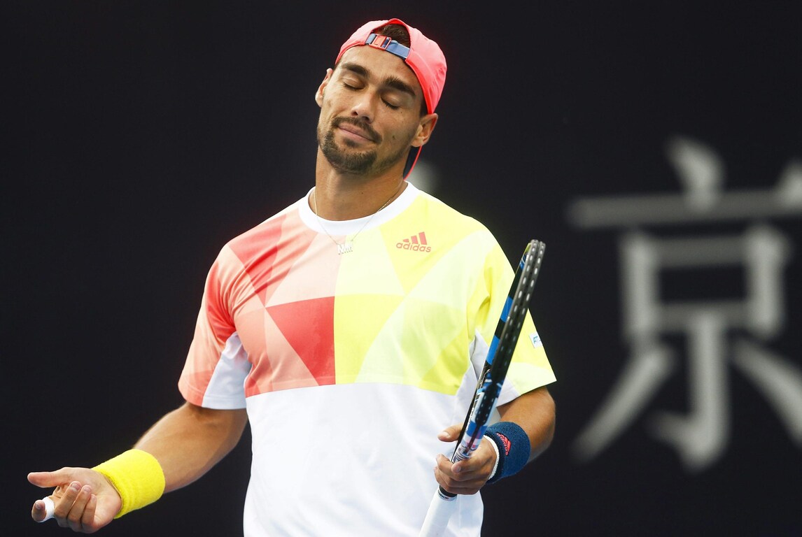 Tennis, Fognini fuori al primo turno all'Atp di Vienna