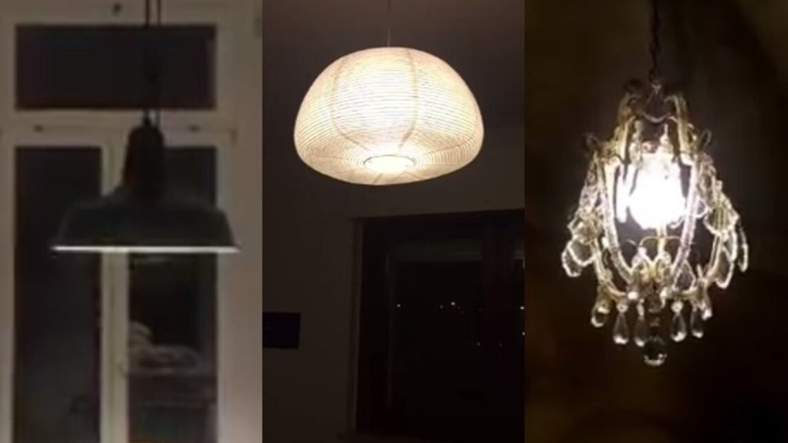 VIDEO Terremoto, i lampadari si muovono