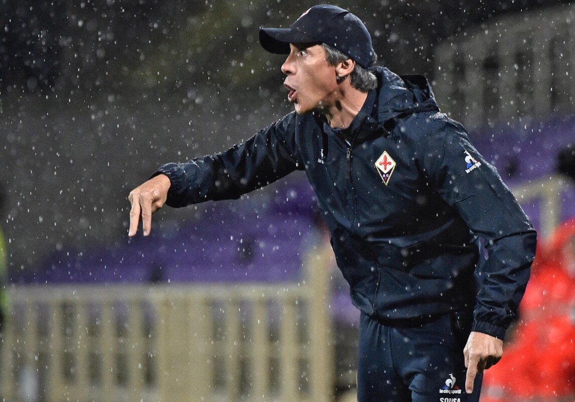 Serie A Fiorentina, Sousa: «Complimenti al Crotone per il punto»