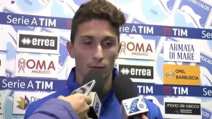 Caldara: "Felice per la prima rete in A"