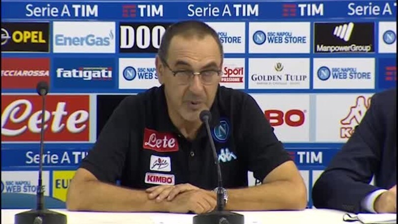 Sarri: "Togliamoci di dosso la superficialità"