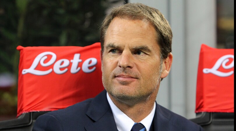 Serie A Inter, De Boer: «Sento la fiducia di tutti»