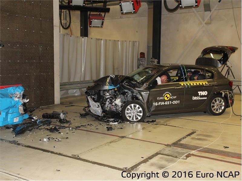 Fiat Tipo, quattro stelle nei crash test EuroNcap