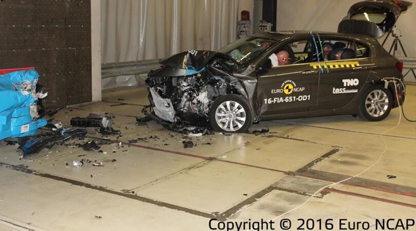 Fiat Tipo, quattro stelle nei crash test EuroNcap