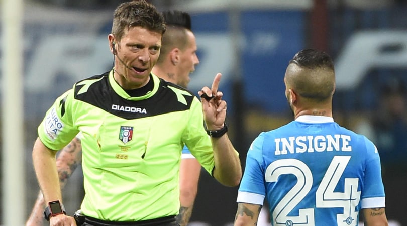 Juventus-Napoli, arbitra Rocchi. Per la Roma c'è Di Bello