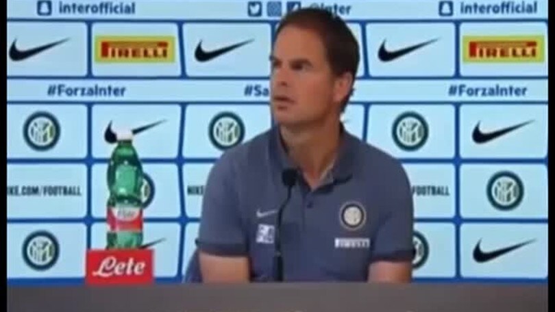 De Boer: "Contento di sentire la fiducia della società"