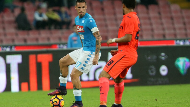 Serie A Juve-Napoli, Hamsik: «Mio figlio mi ha chiesto la maglia di Higuain»