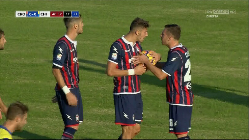 Crotone: Trotta-Falcinelli, lite per un rigore
