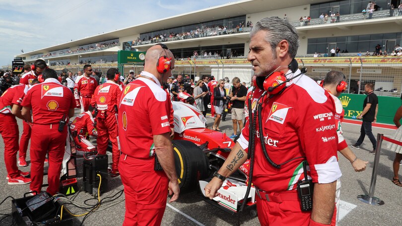F1 Ferrari, Arrivabene: «Buona strategia, Seb ha meritato il podio»