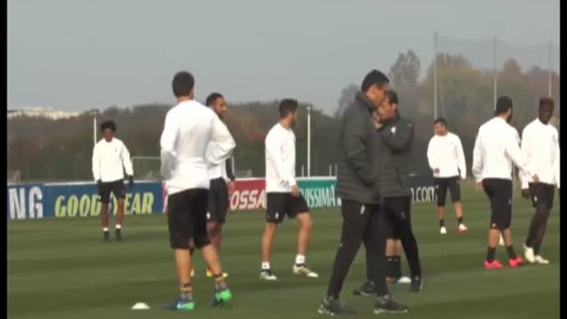 La Juve a Vinovo: è pronta per il Lione