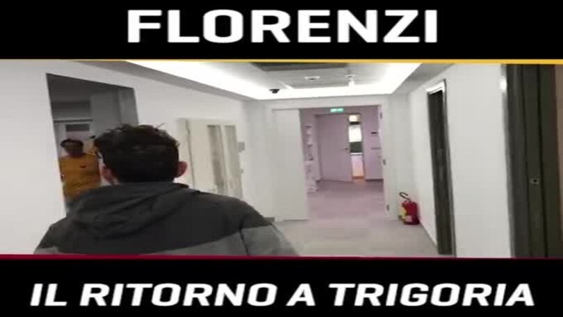 Roma, Florenzi torna a Trigoria