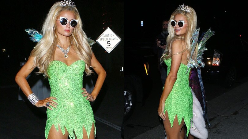Paris Hilton sexy Trilli Campanellino per Halloween