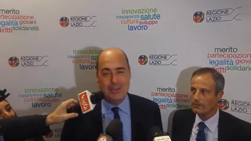 Zingaretti: "Stadio Roma? Facciamo le cose per bene"