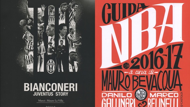 Il grande libro della storia della Juve e l'almanacco della NBA