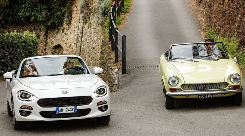Fiat 124 Spider compie 50 anni, la storia dell'icona