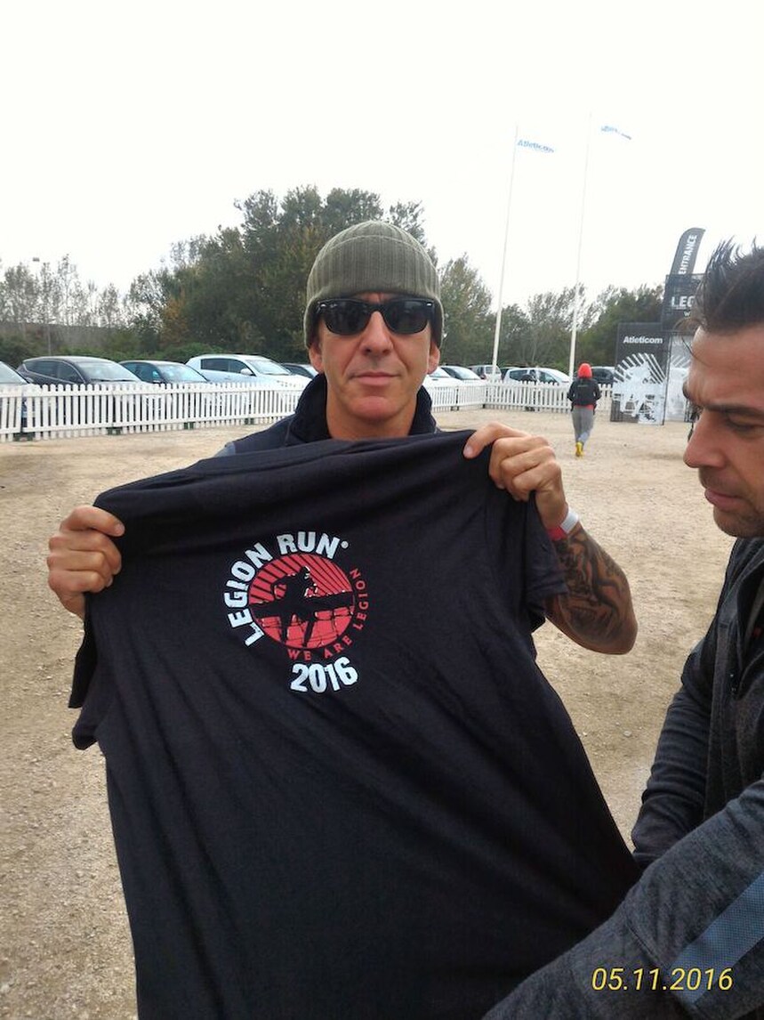 Legion Run Roma, Di Canio: «Non potevo perdere l'occasione di partecipare»