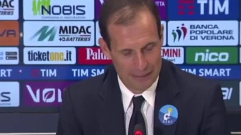Allegri: "Ero molto preoccupato per questa partita"