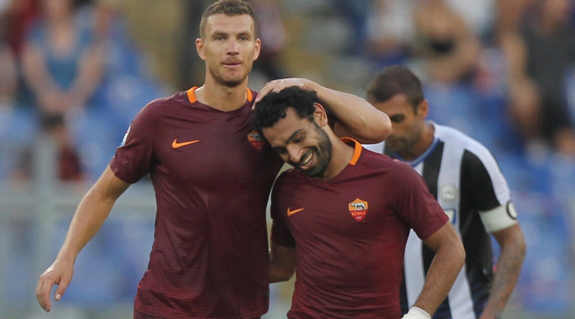Serie A, Roma: in Europa nessuna coppia del gol come Dzeko-Salah