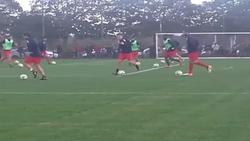 Bari, il primo allenamento di Colantuono