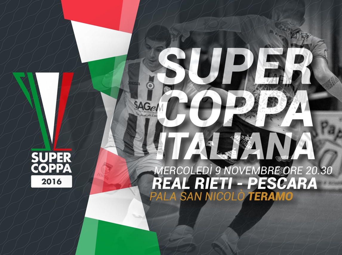 Calcio a 5, la Supercoppa Italiana tra Real Rieti e Pescara in diretta streaming