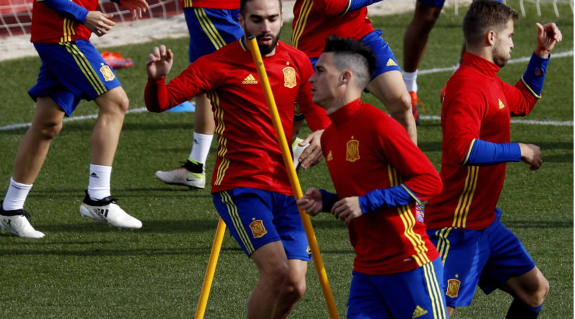 Spagna, Callejon e Reina preparano la sfida con la Macedonia