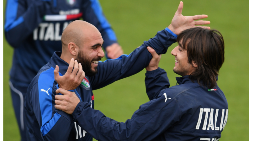 Italia, grandi sorrisi per l'allenamento azzurro di oggi