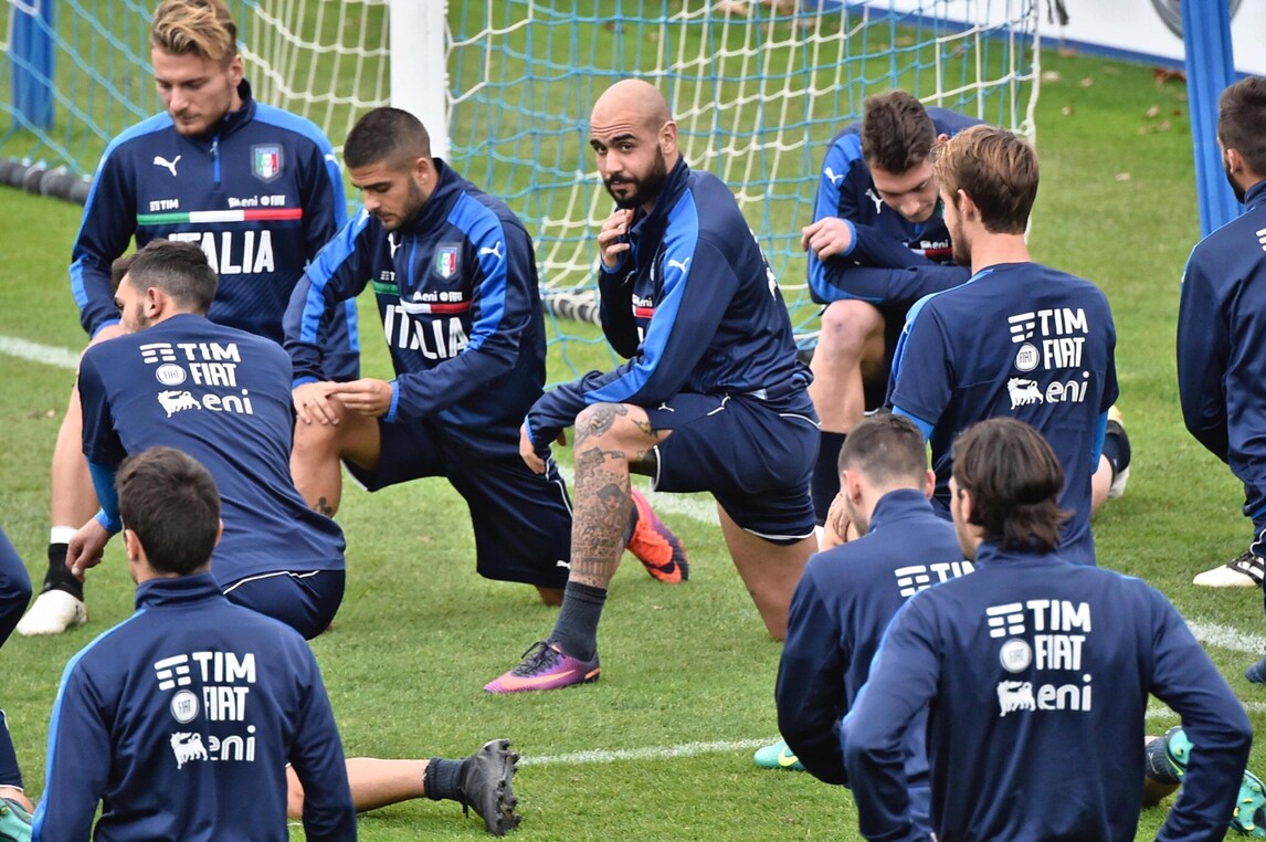 Ultimo allenamento per gli Azzurri, poi volo per Vaduz