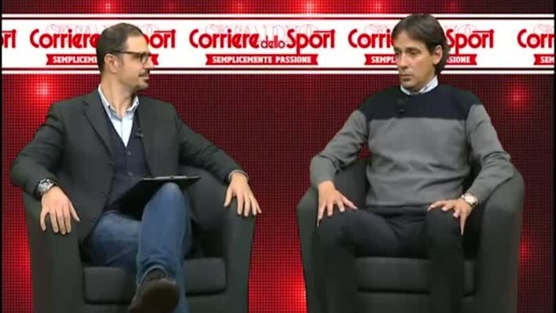 Intervista a Simone Inzaghi: «Il derby? Prima avremo due gare importantissime»