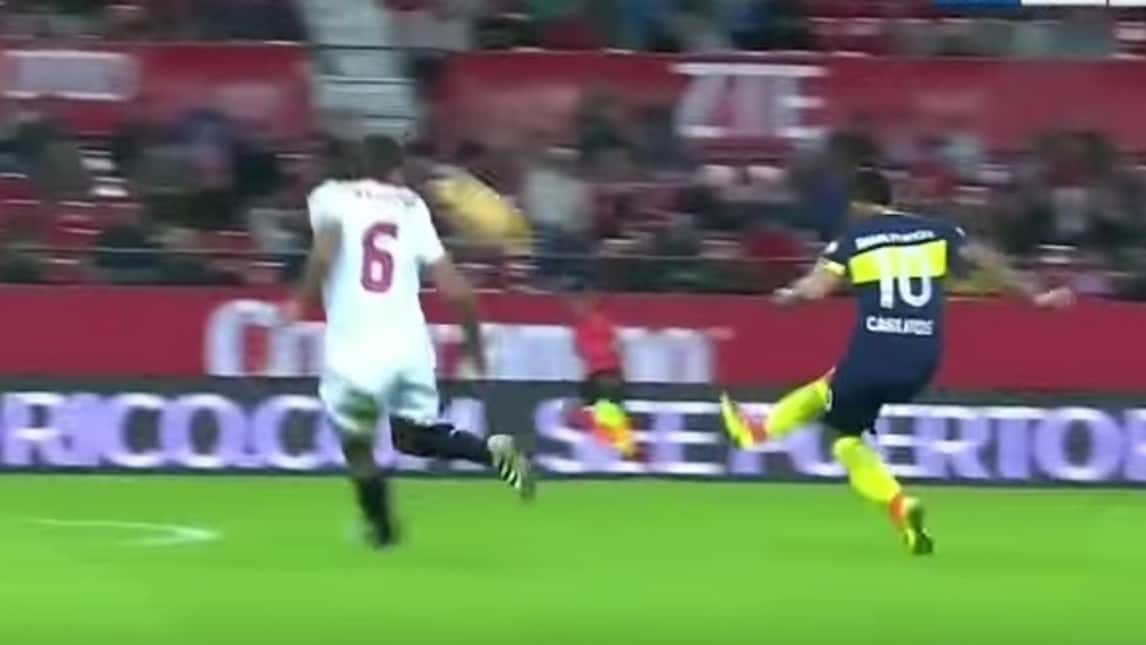 Tevez, che magia in amichevole contro Sirigu!