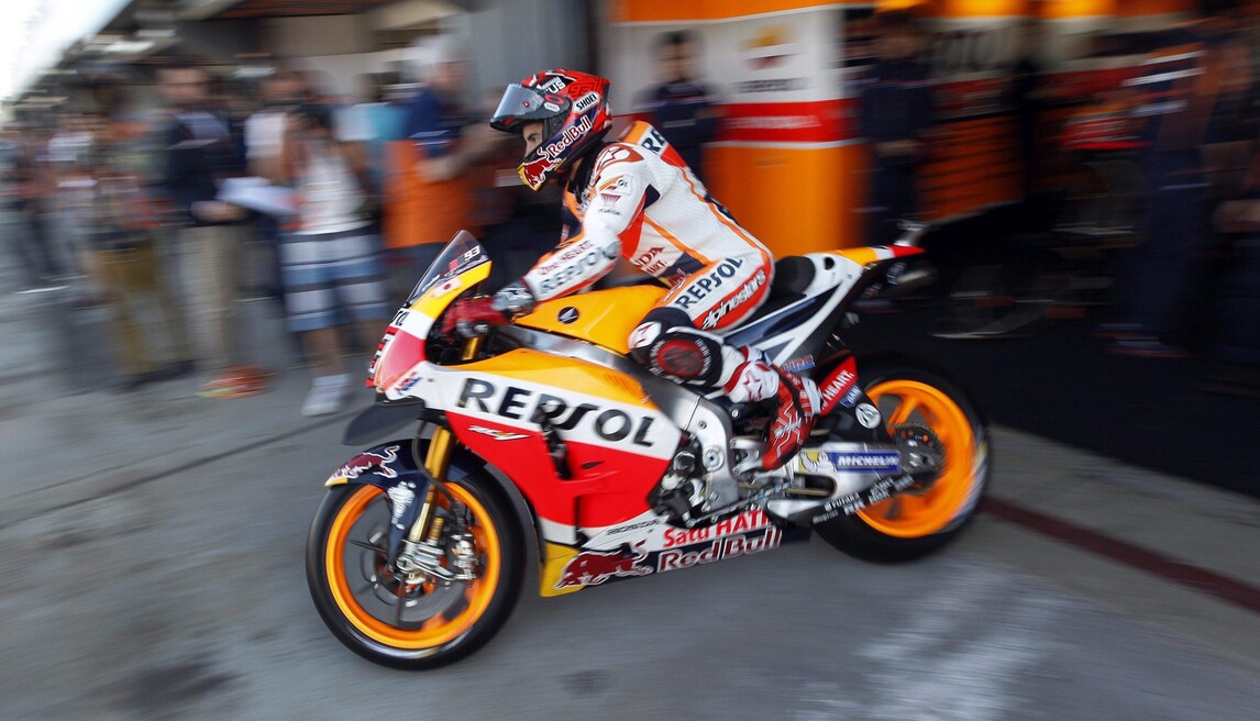 MotoGp, Valencia: warm up a Marquez, Rossi sesto