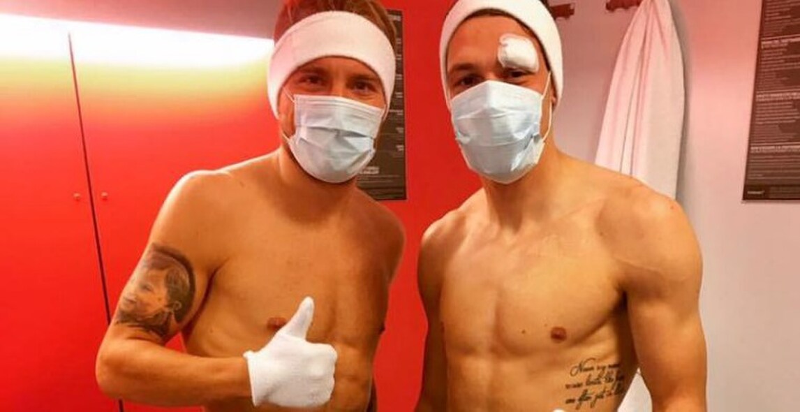 Italia, Immobile e Belotti alle prese con la crioterapia