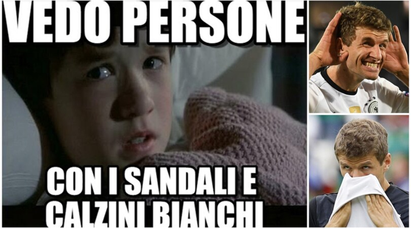 Muller, ironia San Marino: «Sandali e calzini bianchi»