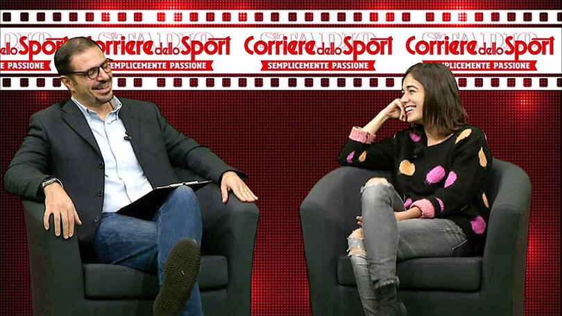Intervista a Diane Fleri: «Simpatizzo per la Roma, da piccola mi chiamavano Montella»